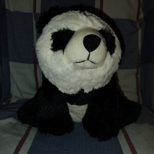 Cuddly Black and White Panda Stuffed Animal